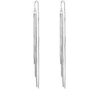 Orecchio Linea Dolce Temperamento Stile Coreano Orecchini Gioelleria Raffinata E Alla Moda Lungo Della Nappa Delle Donne Della Catena Dell'osso Del Serpente Donne Ciondola L'orecchino (Argento) Clever