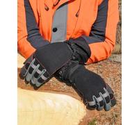 Oregon 295395 - Guanti protettivi in pelle elastica per la motosega, taglia L