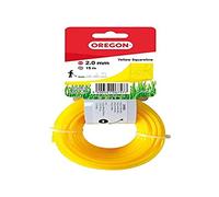 Oregon 69-406-Y - Filo quadrato per decespugliatori e decespugliatori, 2,0 mm x 15 m, colore: Giallo