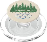 Oregon Alberi Silhouette Natura Outdoorsy Uomini Donne Bambini PopSockets PopGrip per MagSafe