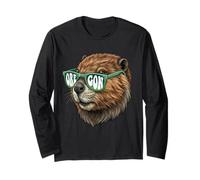 Oregon Beaver con Occhiali da Sole Northwest Maglia a Manica