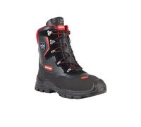 Oregon Class 1, Stivale protettivo in pelle per motosega , Uomo, Nero/Rosso, 41 EU