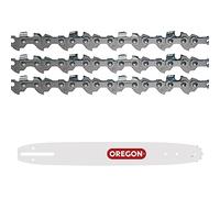 Oregon Confezione da 3 Catene 3/8" LP per Motosega da 56 Maglie di Trasmissione e Barra da 40 cm, 1.3mm, Compatibili con Husqvarna, Ryobi, B&Q, AEG, Dolmar, Echo, Efco, Einhell ed altre