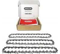 Oregon Confezione da 3 Catene per Motosega 3/8" LP da 57 Maglie di Trasmissione, 1.3mm, Adatte a Barre da 40 cm, Compatibili con Titan, Gardenline, Black & Decker ed altre marche