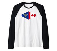 Oregon e Canada Uniti nelle Radici Maglia con Maniche Raglan