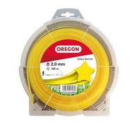 Oregon Filo per Decespugliatore a Forma di Stella con 5 Bordi Taglienti in Nylon Professionale, per una Finitura Pulita, Adatto a Tutti i Decespugliatori Standard, 2 mm - 155 m, Giallo ( 69-448-Y)