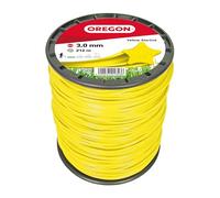 Oregon Filo per Decespugliatore a Forma di Stella con 5 Bordi Taglienti in Nylon Professionale, per una Finitura Pulita, Adatto a Tutti i Decespugliatori Standard, 3 mm - 212 m, Giallo ( 69-461-Y)