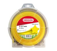 Oregon Filo per Decespugliatore a Forma di Stella con 5 Bordi Taglienti in Nylon Professionale, per una Finitura Pulita, Adatto a Tutti i Decespugliatori Standard, 2,7 mm - 92 m, Giallo ( 69-432-Y)