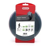 Oregon Filo per Decespugliatore a Forma di Stella con 5 Bordi Taglienti, in Nylon Professionale Arricchito con Particelle di Alluminio, 3 mm - 60 m, Nylium ( 104884E)