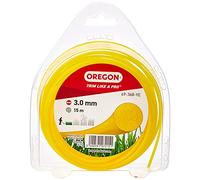 Oregon Filo per Decespugliatore - Filo in Nylon Tondo di Ricambio Universale per Tagliabordi e Decespugliatori Ideale per Giardinaggio e Fai da Te - Bobina da 3 mm x 15 m, Colore Giallo (69-368-YE)