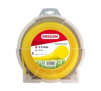 Oregon 69-376-Y Yellow Round Strimmer Line/Wire for Grass Trimmers and Brushcutters, 3.5 mm x 41 m