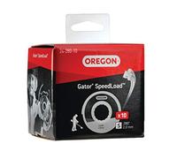 Oregon Gator SpeedLoad - Dischi di Ricambio per decespugliatore/decespugliatore/taglierina per Linee, Piccoli 2,0 mm x 4,32 m, Confezione da 10 Pezzi, Colore: Bianco (24-280-10)
