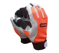Oregon Guanti Antitaglio Protettivi, Resistenti a Tagli e Abrasioni con Palmo e Punta delle Dita Rinforzati con Rivestimento in PU, Certificati CE, Adatti a Giardinieri e Tagliaboschi, Taglia L