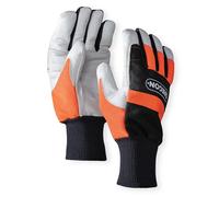 Oregon Guanti Protettivi Multiuso per la Mano Sinistra, Realizzati in Pelle Liscia, Adatti per l'utilizzo con Motosega - Medi (taglia 9)