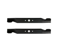 OREGON Kit da 2 Lame di Ricambio per Tosaerba da 49 cm con Attacco a Stella a 5 Punte, Sostituisce Husqvarna 532-1278-42, 532-1384-97, AYP, Compatibile con Husqvarna, Jonsered e Partner