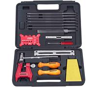 Oregon - Kit per affilare Catene per Motosega con Custodia Rigida, Contiene Lime, impugnature, profondimetro, morsa, Cuneo di abbattimento e Altri Accessori