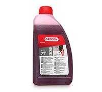 Oregon Olio Motore 2 Tempi, Lubrificante Minerale Automiscelante Semisintetico a Combustione Pulita e Basso Contenuto di Ceneri, Protegge il Motore e Massimizza le Prestazioni, 2 T, 1 Litro (O10-6366)