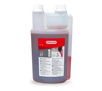 Oregon Olio Motore 2 Tempi, Lubrificante Minerale Automiscelante Semisintetico a Combustione Pulita e Basso Contenuto di Ceneri, Protegge il Motore e Massimizza le Prestazioni, 2 T, 1 Litro (O11-1140)