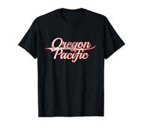 Oregon Pacific West Coast Northwest Shore Vintage Varsity Maglietta