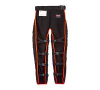 Oregon Pantaloni Antitaglio per Motosega Tipo A con Grembiule Protettivo e Gambali Regolabili, Taglia Unica- Nero