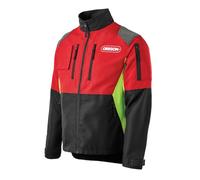 Oregon Protect Plus - Giacca da lavoro (rosso e giallo, XL)