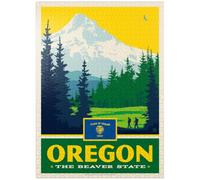 Oregon: The Beaver State - Puzzle premium da 1000 pezzi per adulti