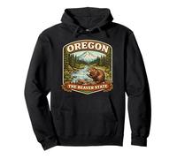 Oregon The Beaver State Souvenir Memorabilia Visitatore Orgoglioso Felpa con Cappuccio