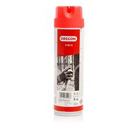 Oregon Vernice Spray per Marcatura Forestale Non Permanente, Asciugatura Rapida, Dura fino a 2 anni, 500 ml - Rosso Fluorescente