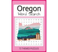 Oregon Word Search Puzzle Book: Easy to Read Word Find