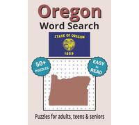 Oregon Word Search Puzzle Book: Search with Easy to Read Print about Oregon cities, wildlife, rivers and more | 6x9 inches, 110 pages | 50+ Puzzles ... Gifts for Vacations, Holidays & Free Times