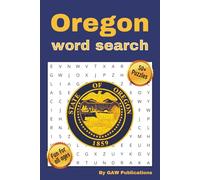 Oregon Word Search: Puzzle Book with Easy to Read Print about the state of Oregon and more | 6x9 inches, 110 pages | 50+ puzzles ... Gift for Vacations, Holidays, and Free Times