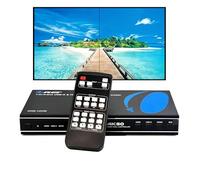 OREI 4K 2x2 HDMI o USB-C Video Wall Controller Processor Display Upto 4K 60hz 2x1, 1x2, 1x3, 1x4 supports 180 gradi Rotate RS-232 Audio Extraction (UHD-14VW)