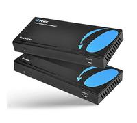 Orei Balun - Extender 4K UltraHD su HDBaseT by 18 Gbps su cavo Ethernet CAT 5/6/7, segnale IR, 60 m, 1080p, 4 K 60 Hz