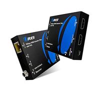 OREI Estensore HDMI 4K su Ethernet, Extender Balun Over Cat6/Cat7 con estrattore audio IR ottico fino a 230 piedi - Loop Out - 4K a 60Hz segnale UltraHD completo - bassa latenza - supporto completo