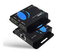 Orei - Extender HDMI su CAT5/CAT6 con IR fino a 40 m, loop out, distribuzione del segnale Full HD 1080p (EX-170C)