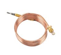 Oreilet 35.4in 47.2in Termocoppia di Sostituzione Universale per Forni a Gas, Caldaie e Scaldabagni, Sensori di Temperatura di Rame con 5 Dadi (1200 mm)