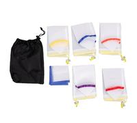 Oreilet 5 Sacchetti Filtro a Rete Intera da 1 Gallone, Sacchetti Filtro in Nylon Riutilizzabili 25 73 120 160 220 Micron, a Rete con Cordoncino per Giardinaggio