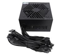 Oreilet Alimentatore ATX, Alimentatore per Computer ATX da 600 W 80+ Gold PSU con Ventola da 120 Mm a Controllo Termico Automatico, per PC da Gioco e Schede Grafiche