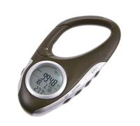 Oreilet Altimetro Barometro Digitale, Altimetro Termometro Digitale Portatile Multifunzione con Retroilluminazione, Misurazione Metrica Tascabile Portatile per Campeggio (Monitor multifunzionale)