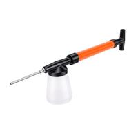 Oreilet Asta di Prolunga per Polvere di Terra Diatomacea 4 Piedi (ORANGE) | Spruzzatore a Pompa con Uscita Manuale Regolabile Spruzzatore in Polvere con Erogatore Terra Diatomacea 240 Ml per Giardino