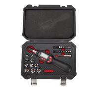 Oreilet Cacciavite Dinamometrico Digitale, 32 Pezzi 1/4 0,025-10 Nm Chiave Dinamometrica con Display LCD 10 Bussole Esagonali 19 Punte Esagonali Modalità Traccia, Picco,Calibrazione (Set da 32 pezzi)