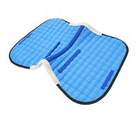 Oreilet Cavallo a Sella, Ventilato Anti-Slittamento sotto Sella, Assorbente Sudore Non Slittamento Comodo Elegante Sartoria 3D Sella (Blue)