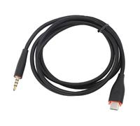 Oreilet Cavo di Jack aux Audace da USB da 3,5 Mm, Cavo Stereo Auto da Digitare C, Adattatore Cavo di Sostituzione del Cavo Tessico OFC per Cuffia MMX150, 1,2 Metri (BLACK)