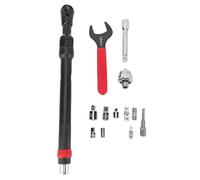 Oreilet Chiave di estensione offset, estensore a cricchetto in lega di acciaio con adattatore da 3/8 pollici, estensore per chiave offset per trapano elettrico per spazi ristretti