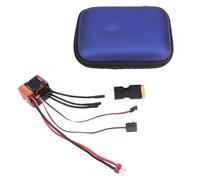 Oreilet ESC Senza Spazzole 60A, Regolatore velocità Elettrico 60A 2-3S con Set Combinato Connettori per Buggy Cingolato per Camion Auto 1/10 1/12 Uso con Motori 9T 3650 3660 3670