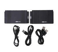 Oreilet Estensore Ethernet KVM, Trasmettitore Ricevitore Multimediale HD 4K 30Hz con Porte USB 2.0 Tecnologia, per il Controllo Remoto Computer Fino 120 M Tramite Cavo CAT5e/6/7