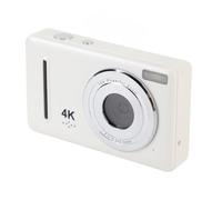 Oreilet Fotocamera Digitale 4K, Videocamere Compatte Punta e Scatta da Viaggio 4K 64MP con Schermo da 2,4" e Zoom Digitale 18x per Bambini Adolescenti Principianti (WHITE)