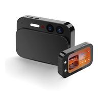 Oreilet Fotocamera Digitale CCD 4K, Videocamera Compatta 64MP Messa Fuoco Automatica con Touchscreen 2,8 Pollici e Batteria 3600MAh e Lettore Musicale e Vari Filtri e Flash (BLACK)