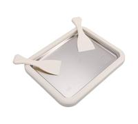 Oreilet Gelatiera Arrotolata, Vassoio Gelatiera Istantanea, Vaschetta Crema Liofilizzata Istantanea Fai da Te Fatta in Casa Macchine per Yogurt, Frutta Congelata, Cioccolato Fragole