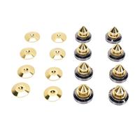 Oreilet Kit di Cuscinetti Spike Altoparlanti 8 Pacchi, Isolamento Altoparlanti Piede con Cuscinetti Base, Tappetino Picchi Amplificatore in Rame per Record Lettore DVD CD subwoofer